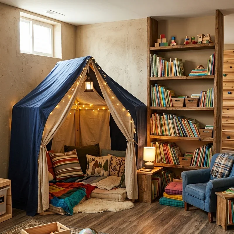 Boys Basement Playroom Ideas