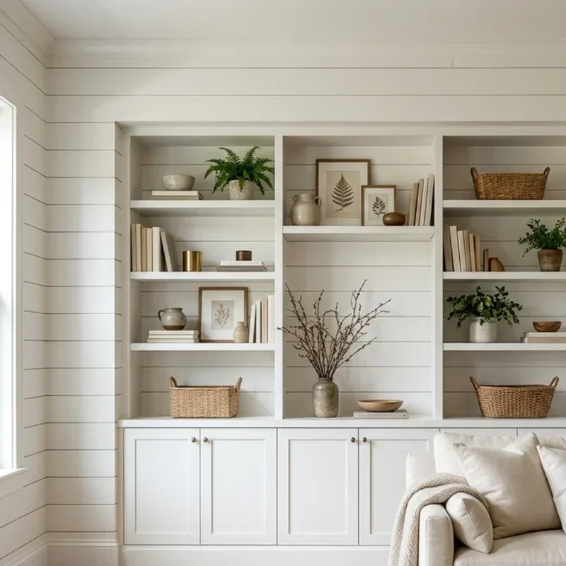 Shiplap Wall Living Room Ideas