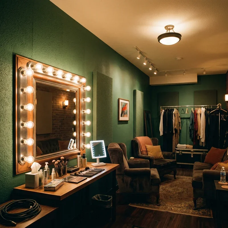Backstage Green Room Ideas