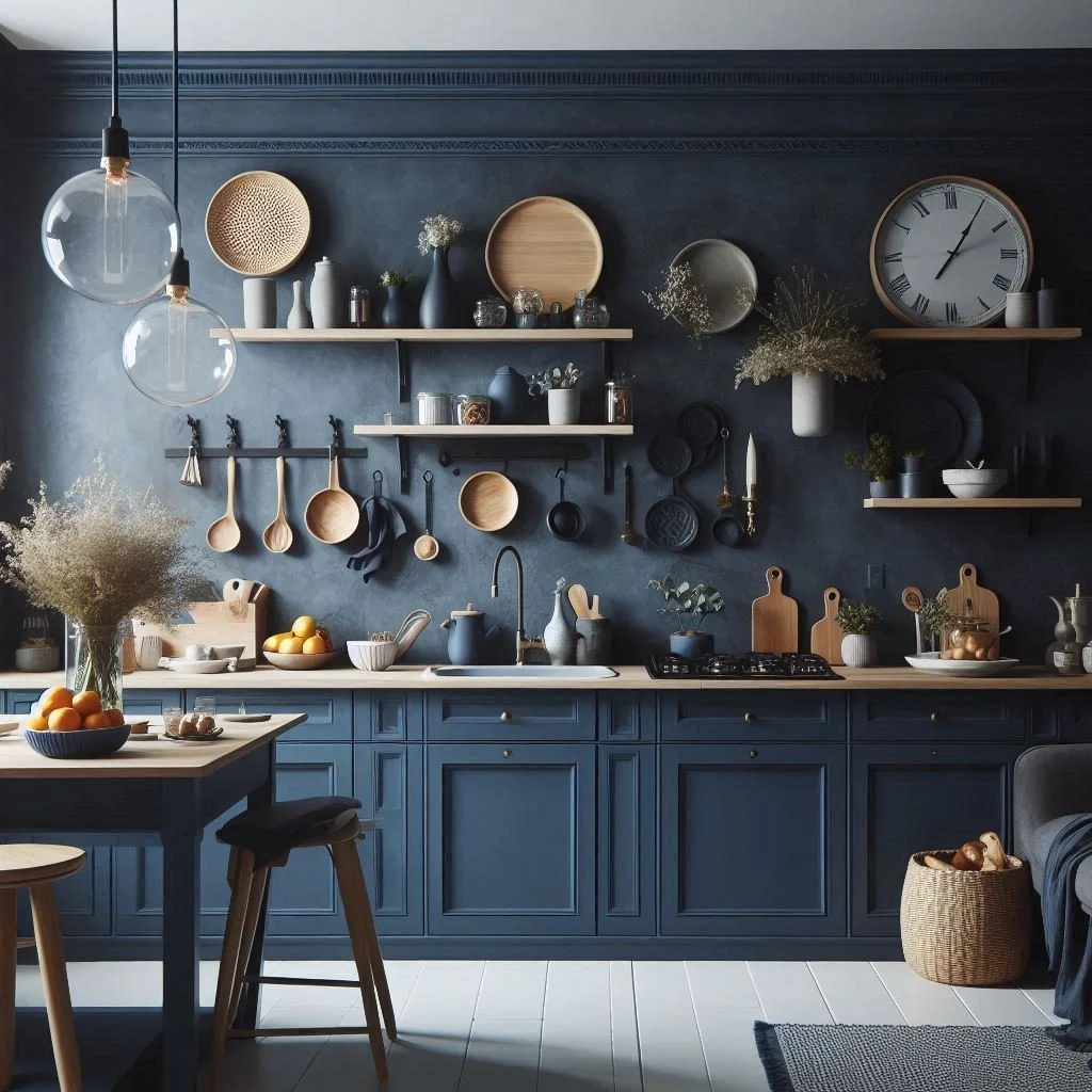 Navy Blue Kitchen