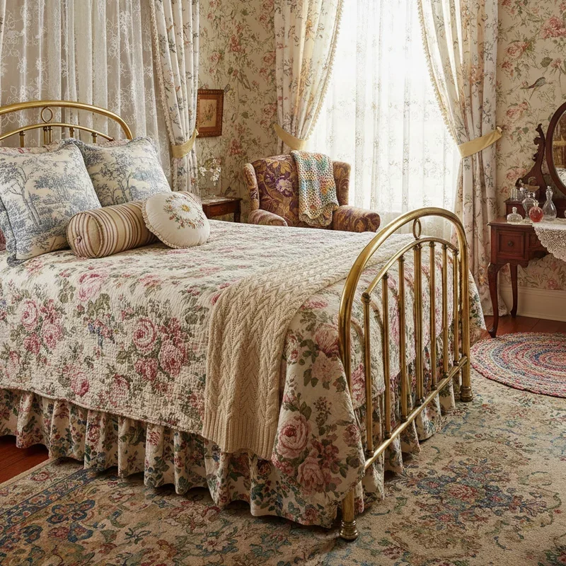 Vintage Floral Bedroom Ideas