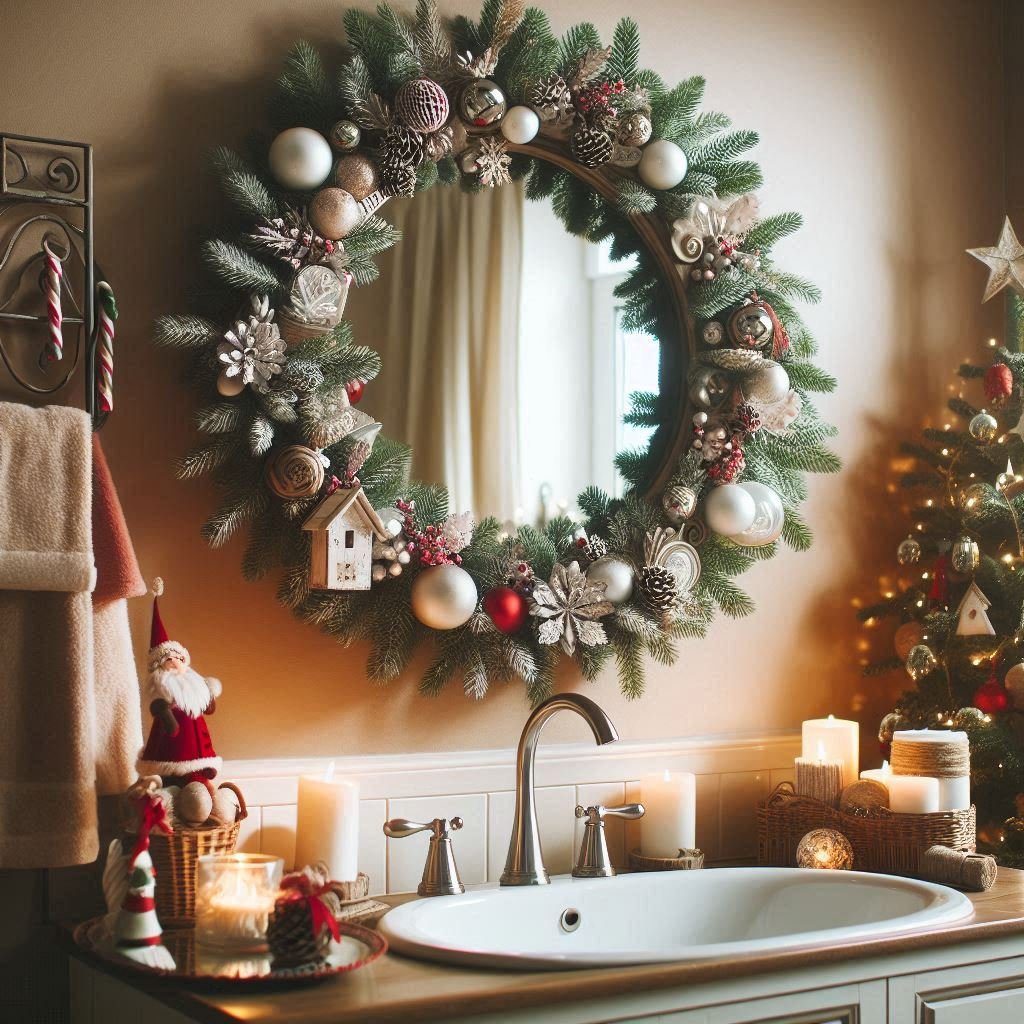 15 Christmas Bathroom Decor Ideas for Festive Cheer
