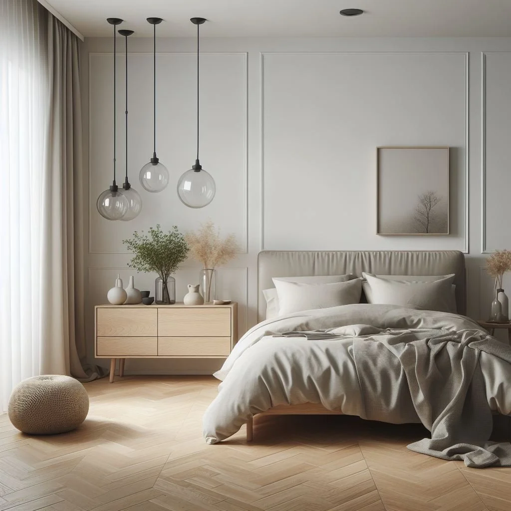 Minimalistic Bedroom Retreat with Simple Elegance