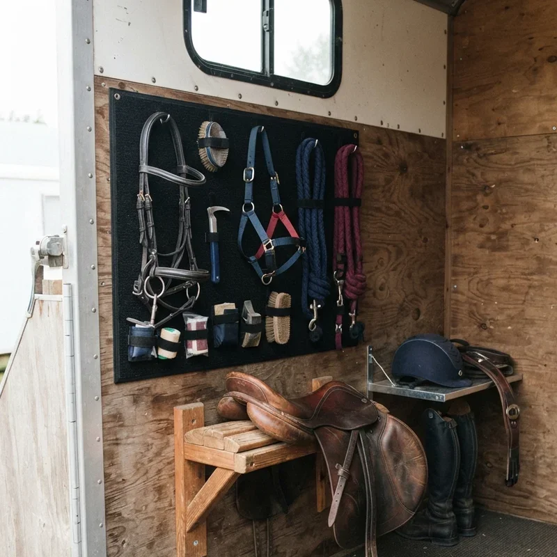 Small Horse Trailer Tack Room Ideas
