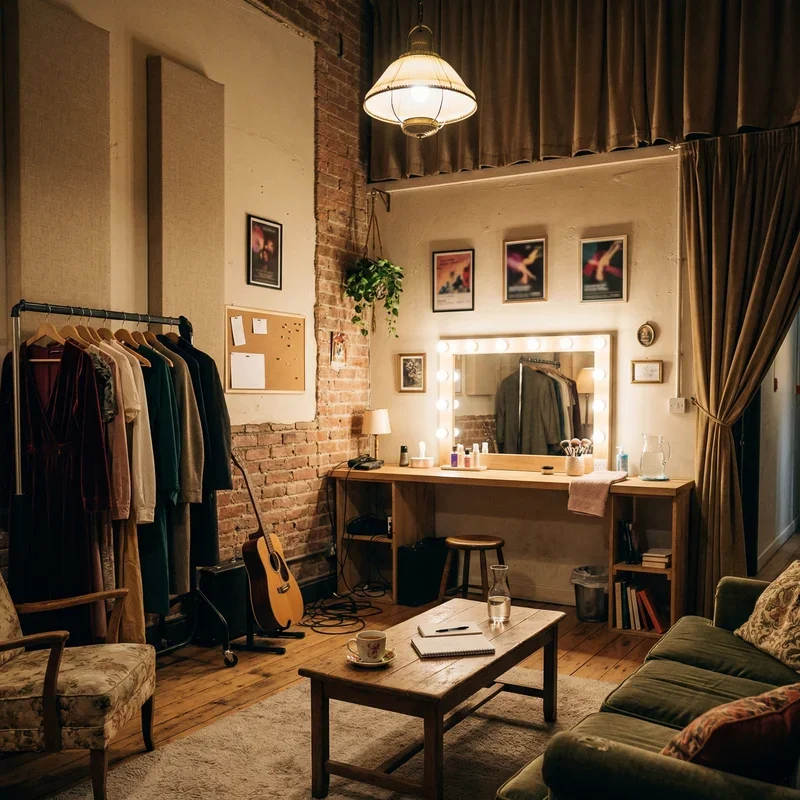 15 Backstage Green Room Ideas for Comfort and Style