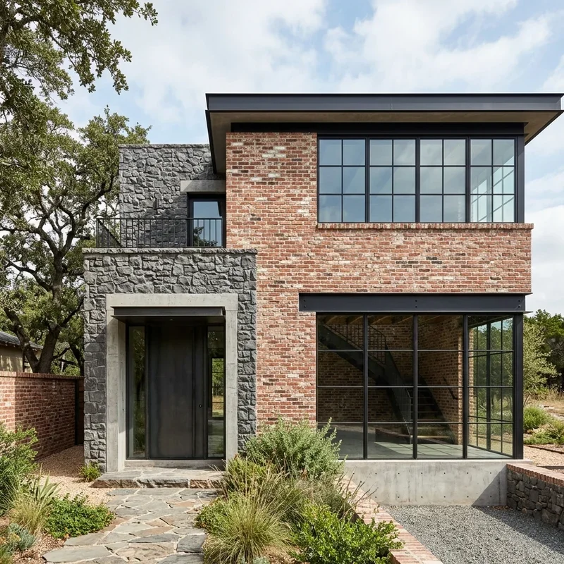 Brick and Stone House Ideas