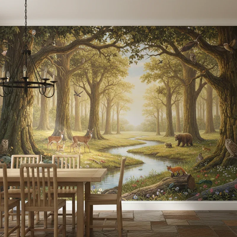 Dining Room Mural Ideas
