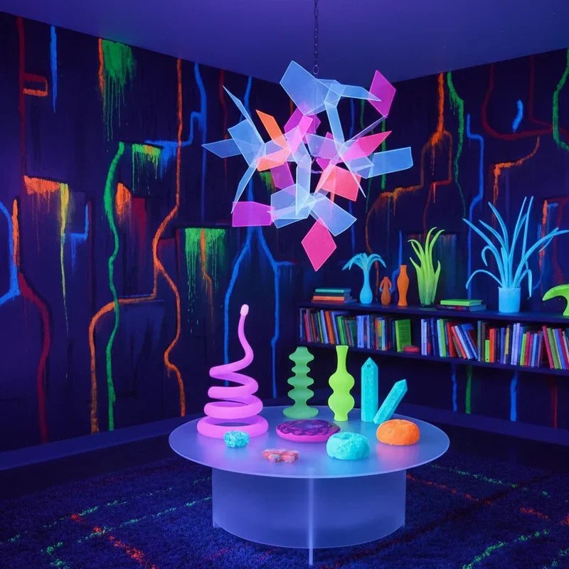 Blacklight Room Ideas