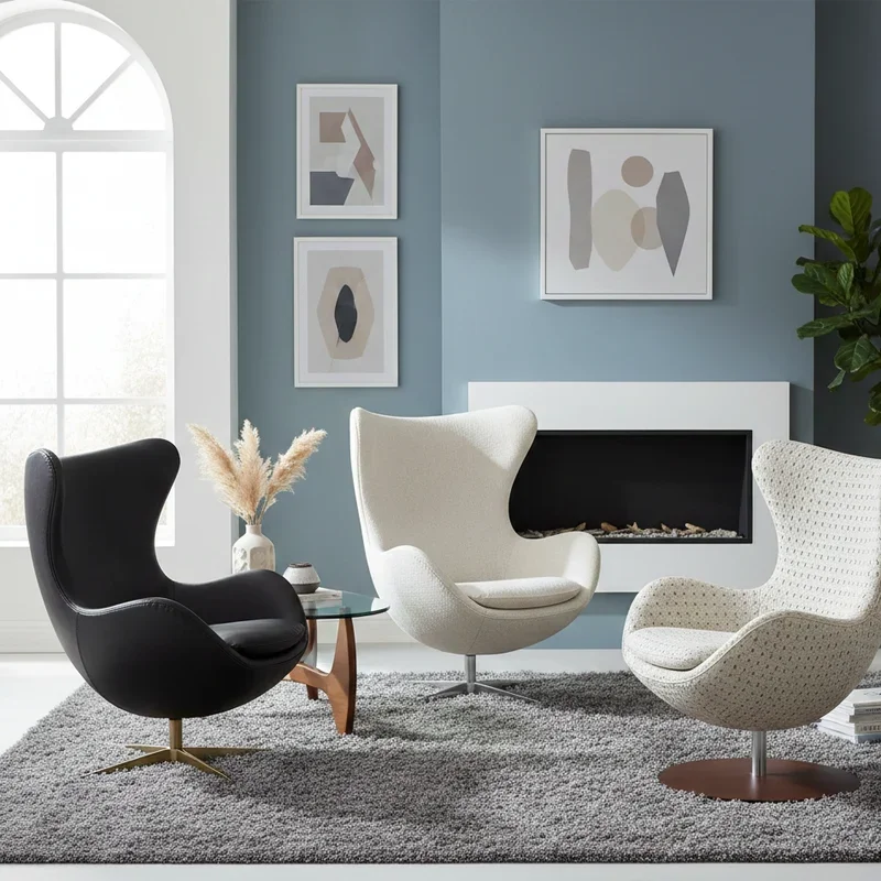 Egg Chair Living Room Ideas