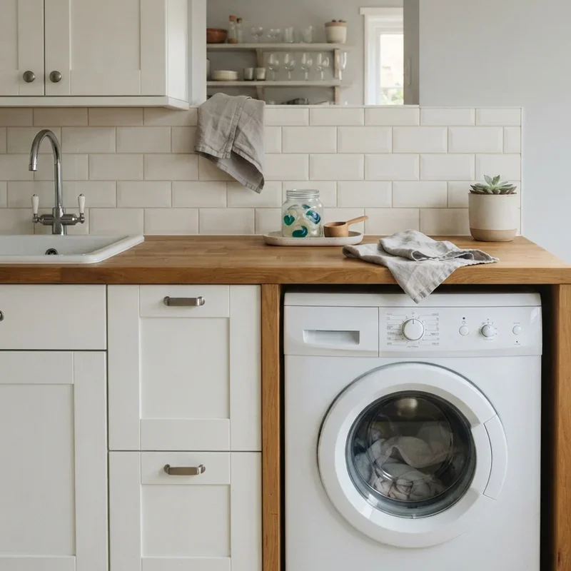 Washing Machine in Kitchen Ideas