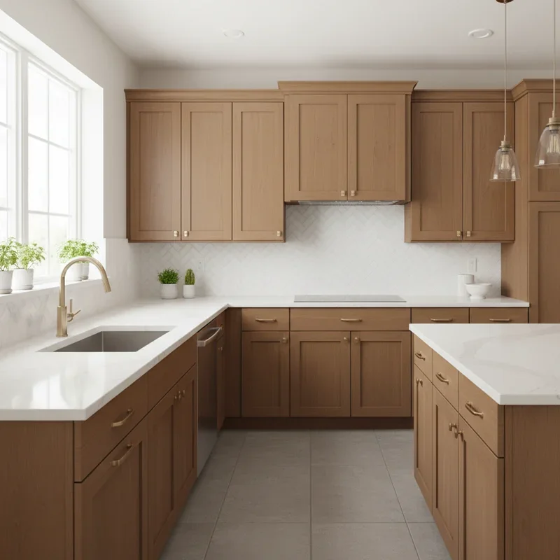 Brown Kitchen Cabinets Ideas