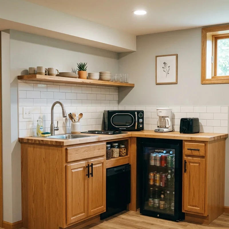 Basement Kitchenette Ideas