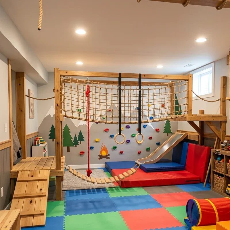 Boys Basement Playroom Ideas