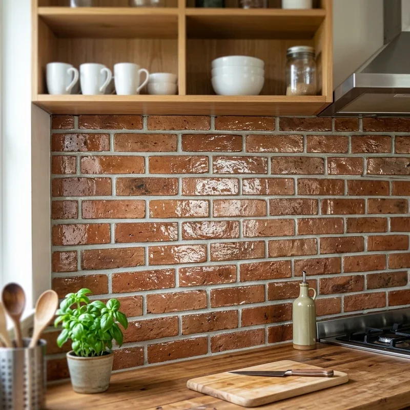 Brick Kitchen Backsplash Ideas