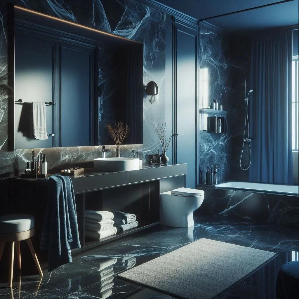 15 Dark Blue Bathroom Ideas for a Sophisticated Look