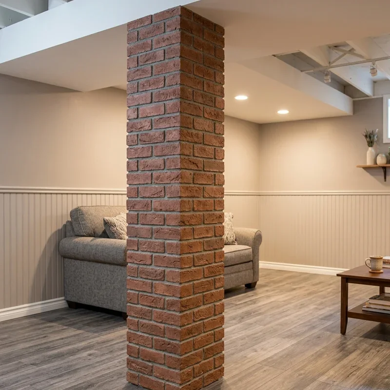 Basement Pole Ideas