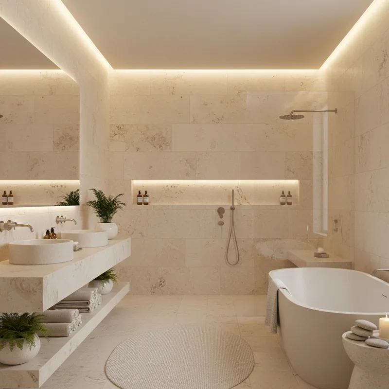 Cream Bathroom Ideas
