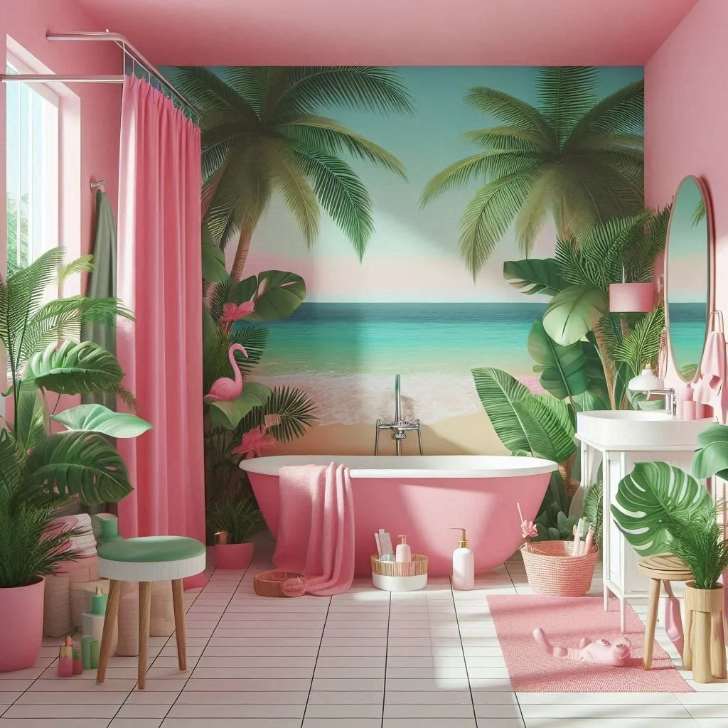 15 Pink and Green Bathroom Styles for a Bold Look