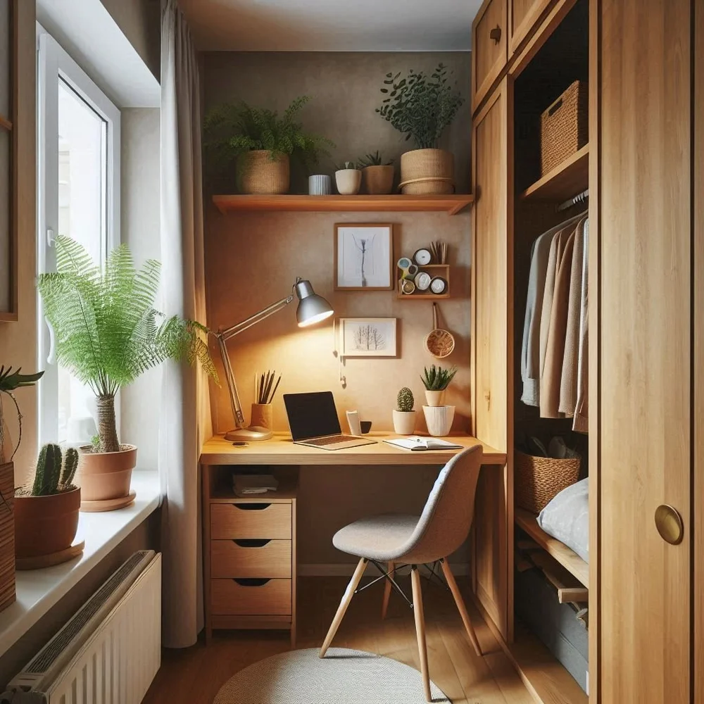 15 Closet Office Ideas for a Cozy Work Space