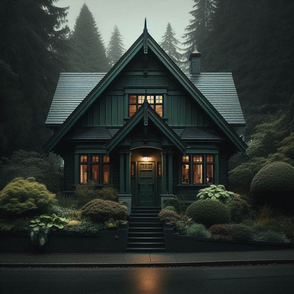 15 Dark Green House Ideas for a Bold Look