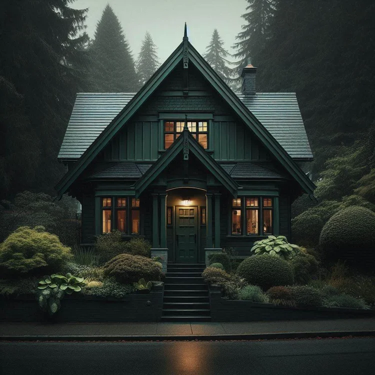 15 Dark Green House Ideas for a Bold Look