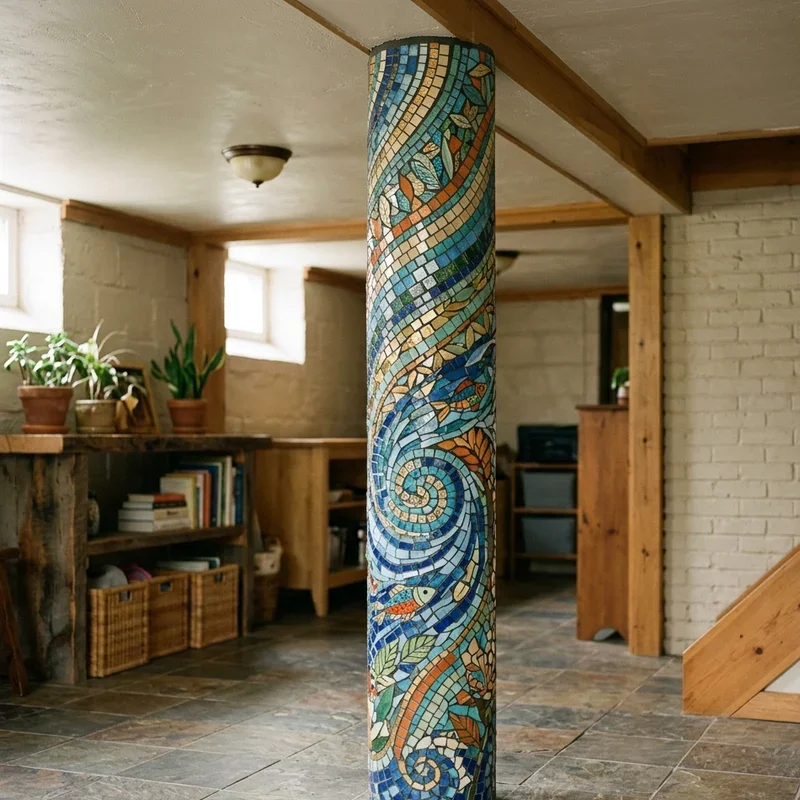 Basement Pole Ideas