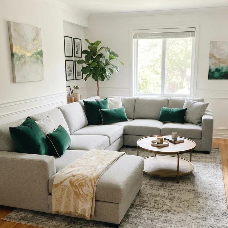 Light Grey Sectional Living Room Ideas
