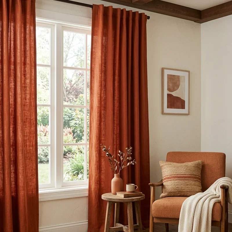 Rust Living Room Ideas