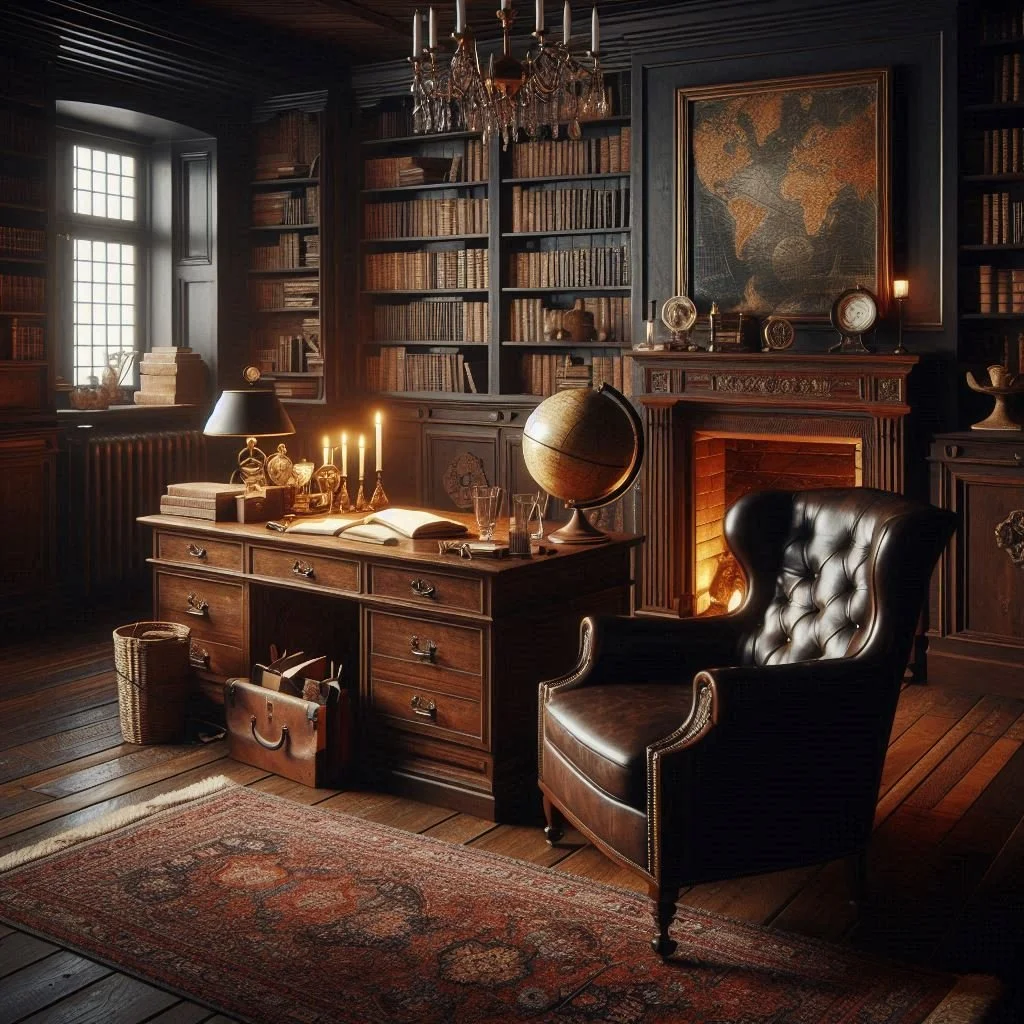 Dark Academia Room