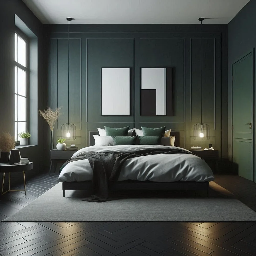 15 Modern Dark Green Bedroom Ideas for a Bold Look