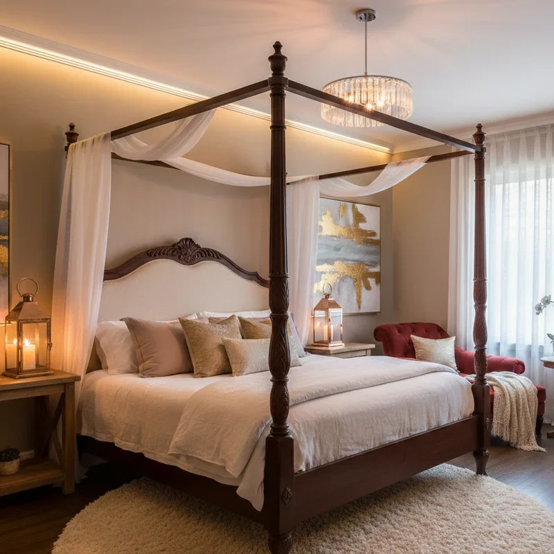 Romantic King Size Bedroom Ideas