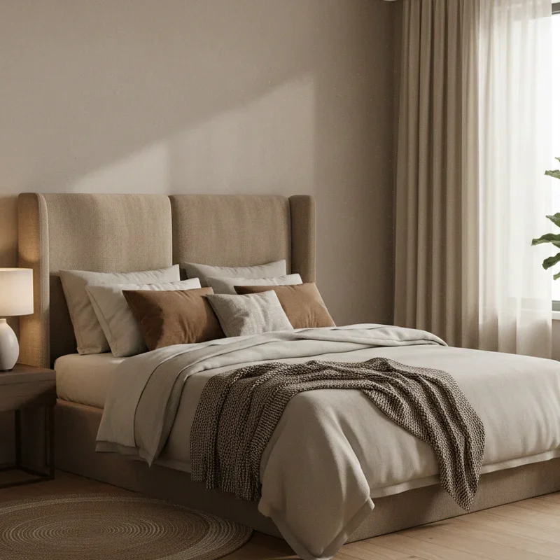 Beige and Brown Bedroom Ideas