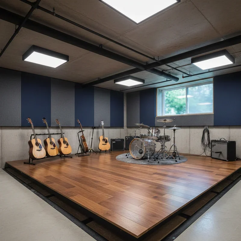 Basement Music Room Ideas