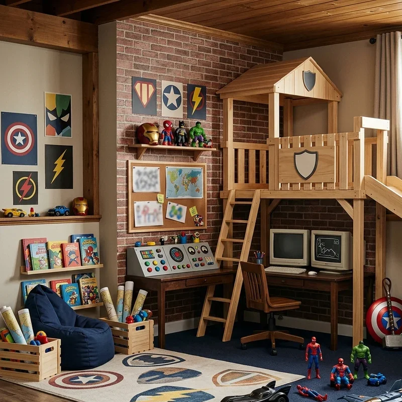 Boys Basement Playroom Ideas