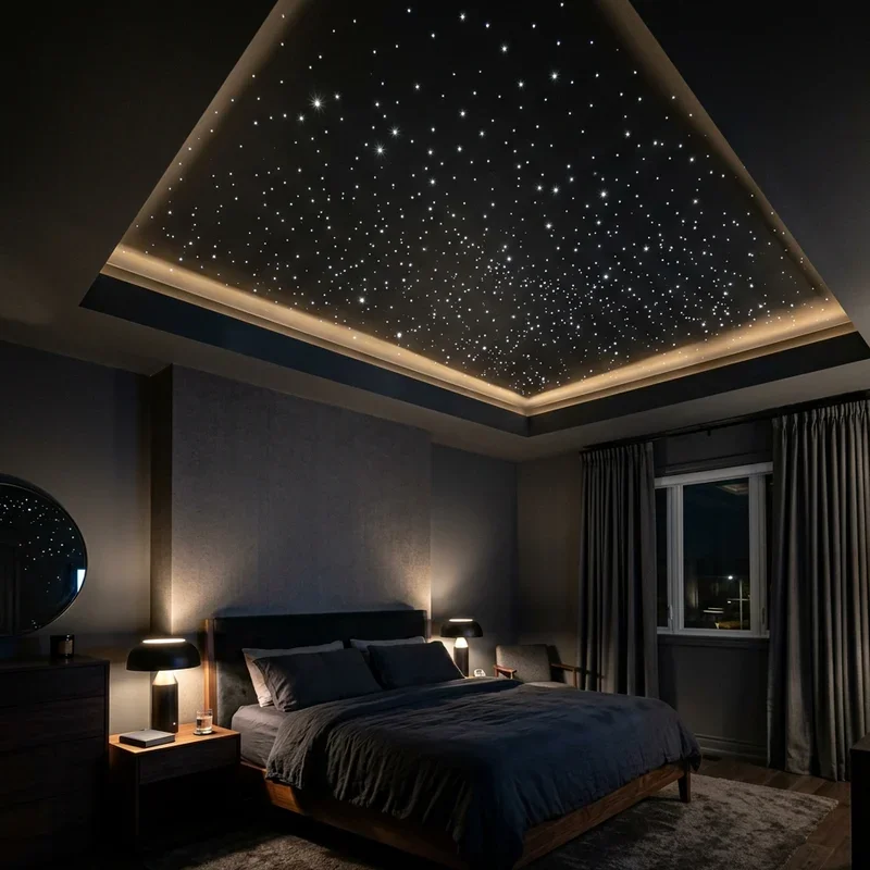 Dark Master Bedroom Tray Ceiling Ideas