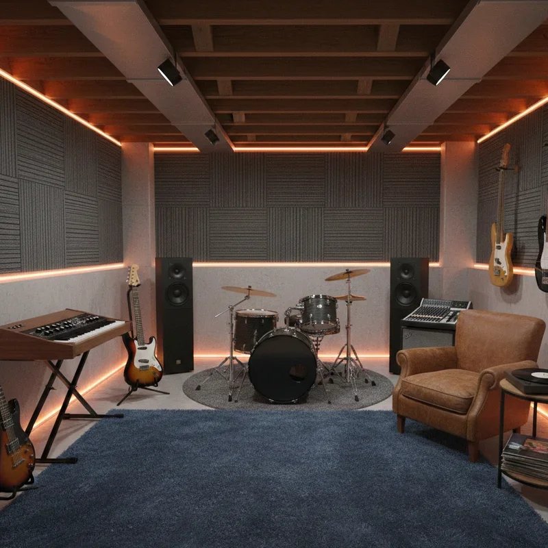 Basement Music Room Ideas
