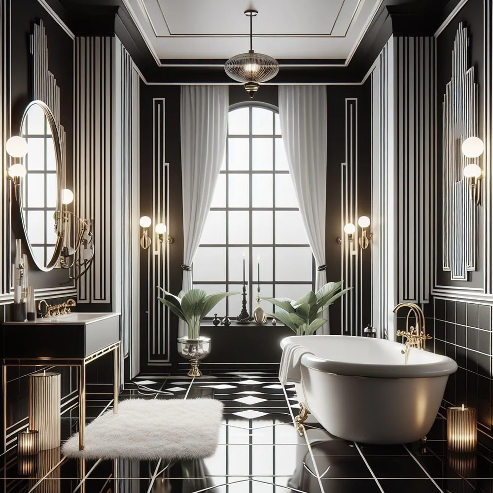 15 Luxurious Art Deco Bathroom Ideas for Elegance — free download