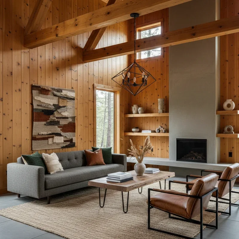 Knotty Pine Living Room Ideas