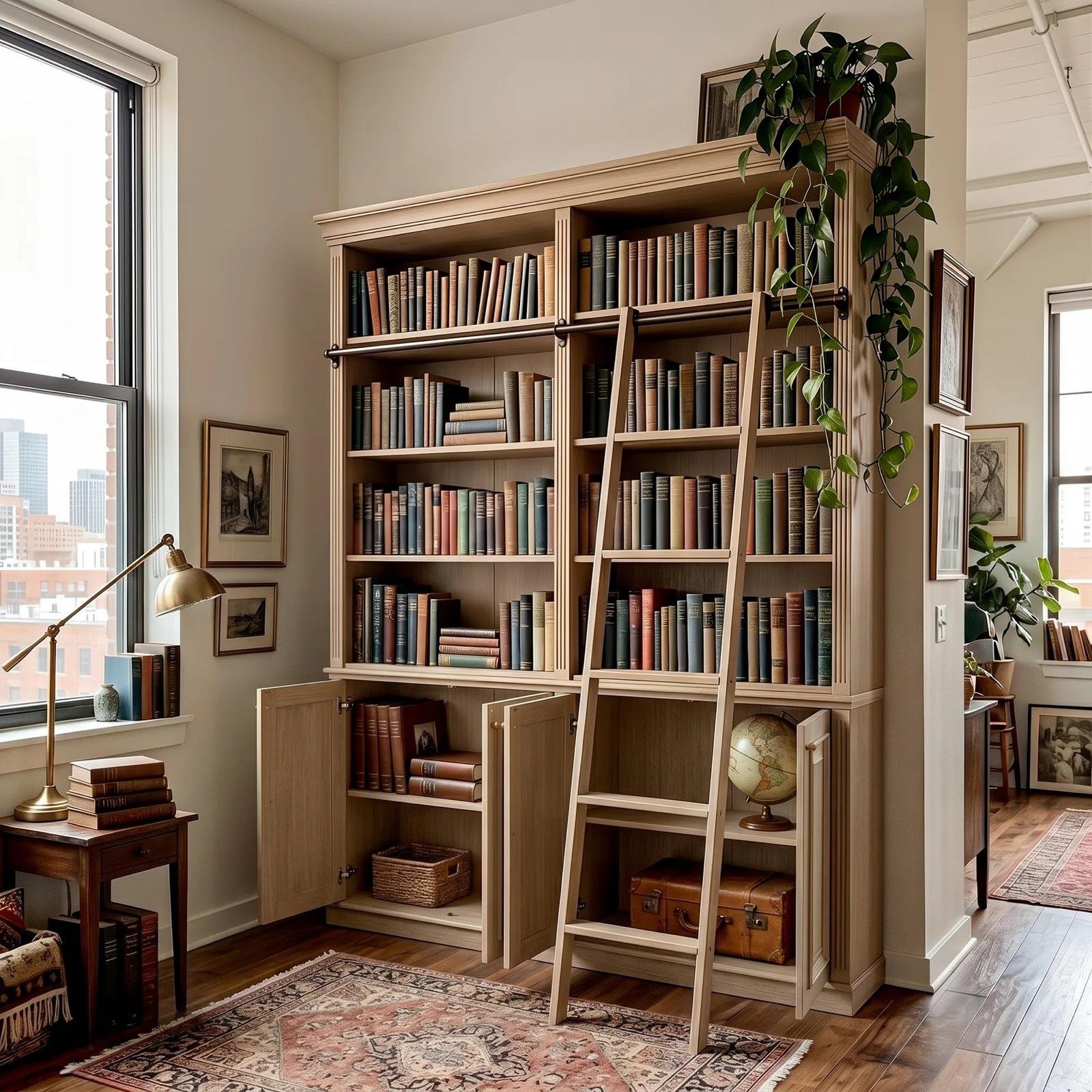 How to Style Bookcases and Display Cabinets Without Sacrificing Storage