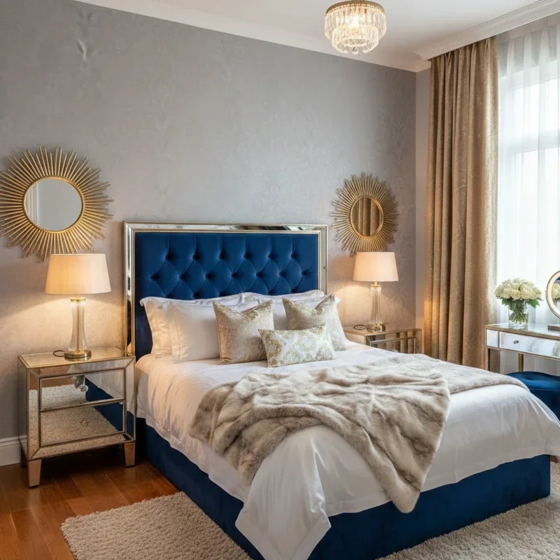 Small Glam Bedroom Ideas