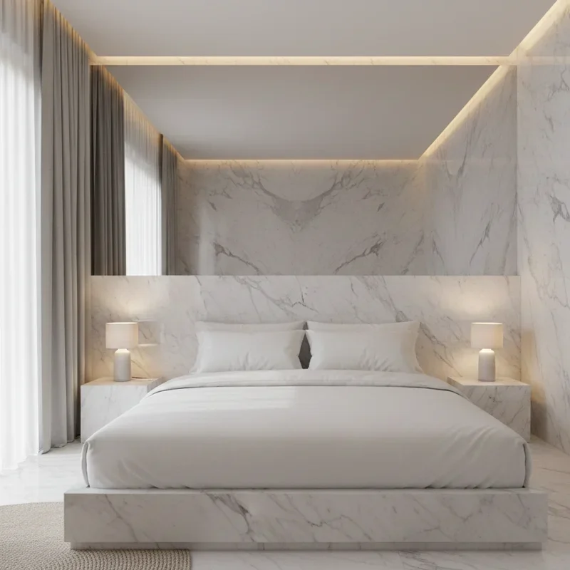 Marble Bedroom Ideas