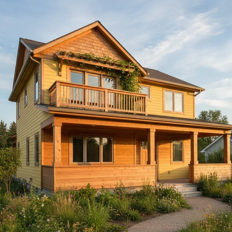 Yellow Siding House Ideas