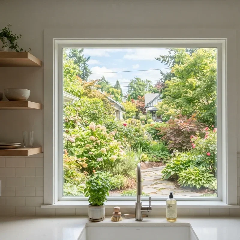 Above Kitchen Sink Window Ideas
