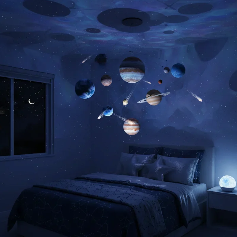 Girl Galaxy Bedroom Ideas