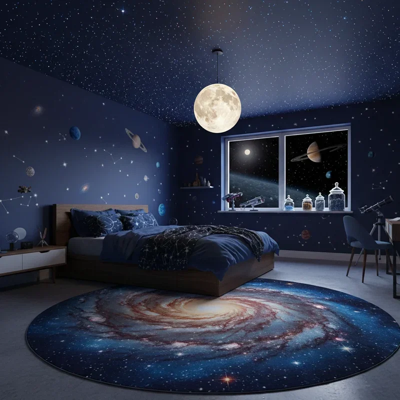 Girl Galaxy Bedroom Ideas