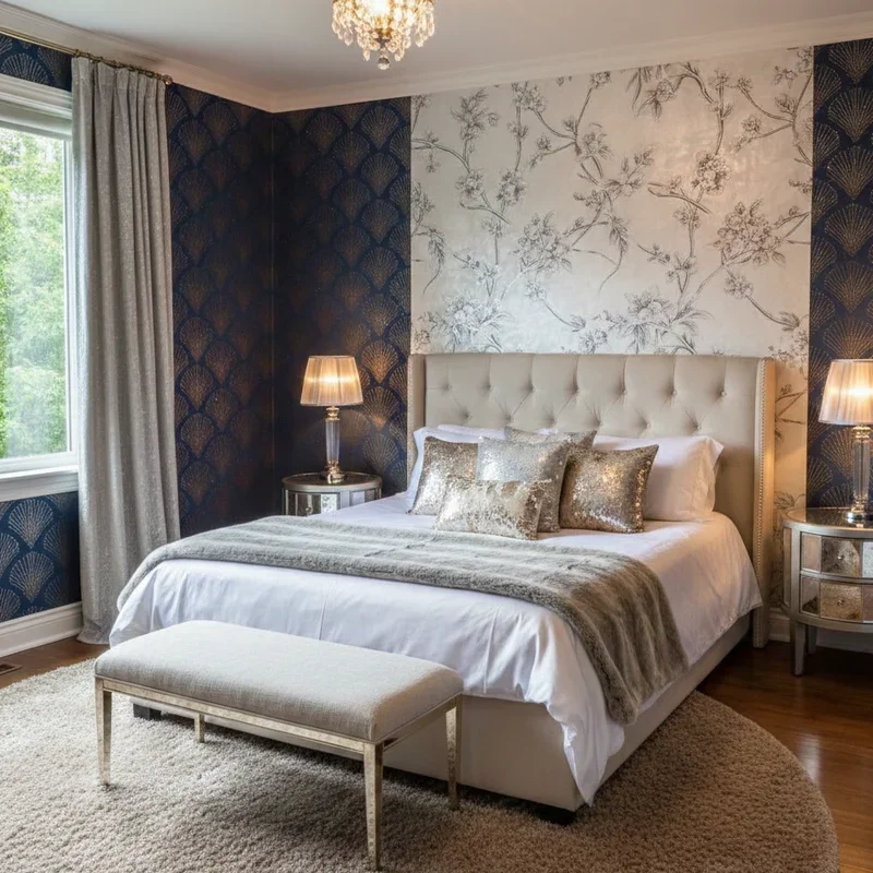 Small Glam Bedroom Ideas