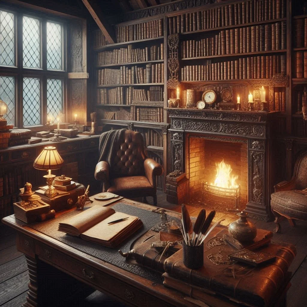 Dark Academia Room