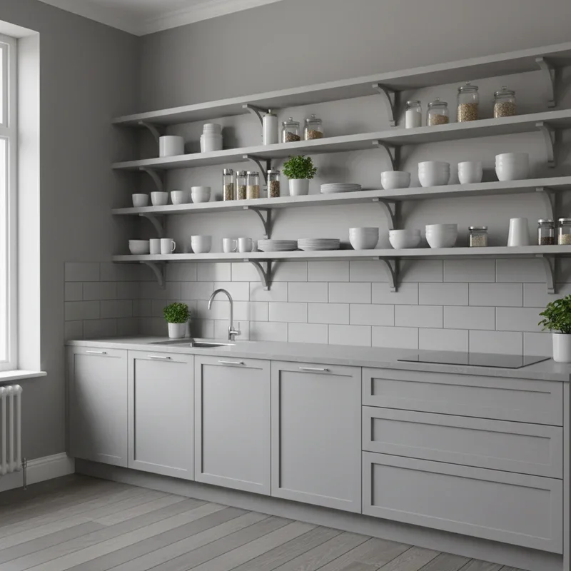 Small Grey Kitchen Ideas