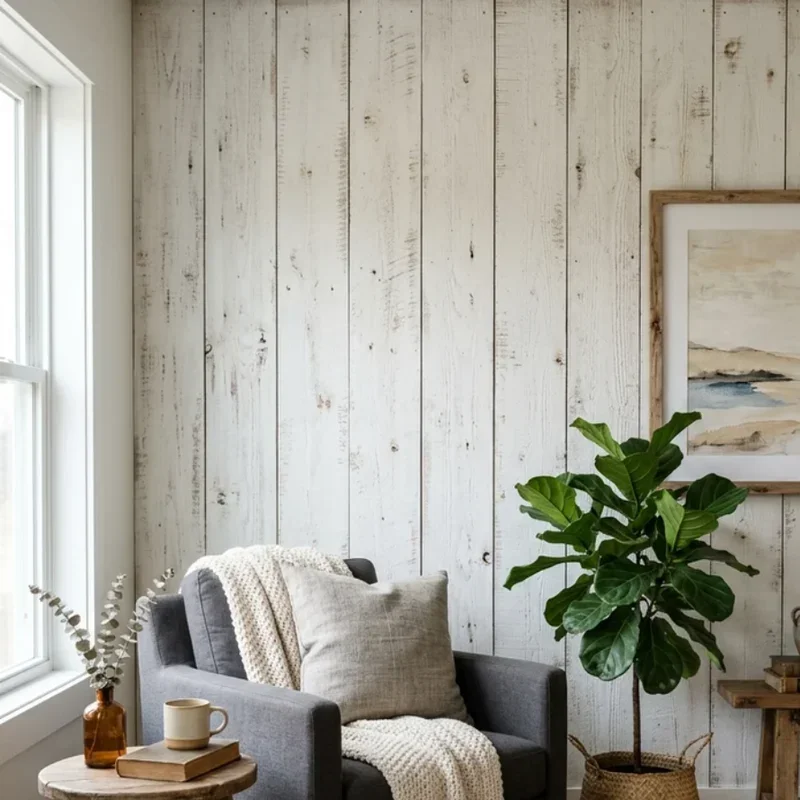 Shiplap Wall Living Room Ideas