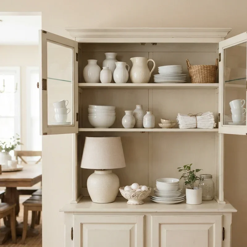 Dining Room Hutch Decor Ideas